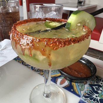 Camila's Tex-Mexi-Que - Jalapeño Cucumber Margarita - Tex-Mex Near Me - Conroe, Texas