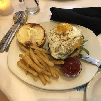 Bonefish Grill - Half-Pound Wagyu Beef & Egg Burger* + French Fries - Seafood Near Me - Rogers, Arkansas