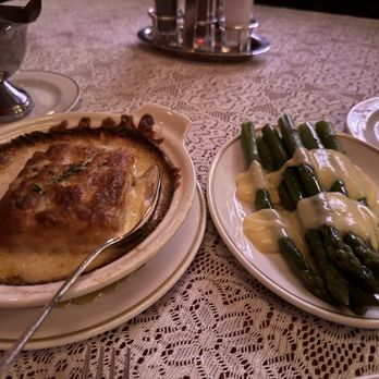 Michael's Gourmet Room - Au gratin and Asparagus - Seafood Near Me - Las Vegas, Nevada Michael's Gourmet Room - Au gratin and Asparagus - Seafood Near Me - Las Vegas, Nevada
