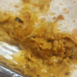 Butter chicken roti