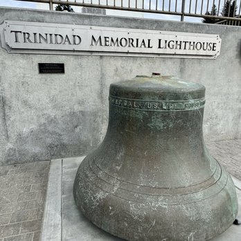 Trinidad Memorial - 05.25.25 fog bell on a concrete platform - Landmarks & Historical Buildings Near Me - Trinidad, California Trinidad Memorial - 05.25.25 fog bell on a concrete platform - Landmarks & Historical Buildings Near Me - Trinidad, California