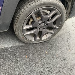 budget rental car - 2nd flat tire.