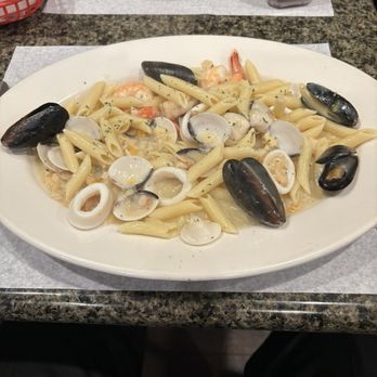 Mario's Pizza & Pasta - Seafood combination in a delicious white sauce - Italian Near Me - Mount Kisco, New York