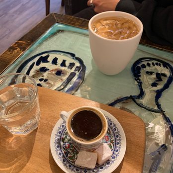 Café Portrait - Turkish coffee and lavender latte - Cafes Near Me - Vancouver, British Columbia Café Portrait - Turkish coffee and lavender latte - Cafes Near Me - Vancouver, British Columbia