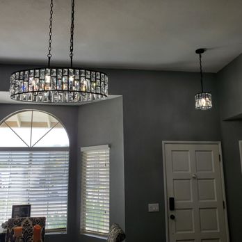 Dash Electric - Entryway pendant and chandelier - Electricians Near Me - Riverside, California