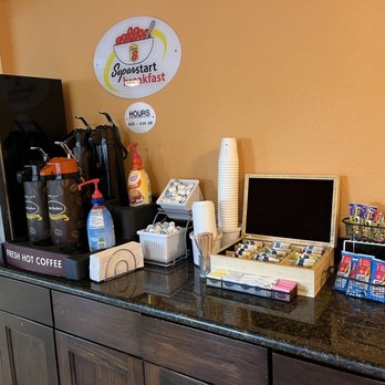 Super 8 by Wyndham LaGrande - Bars, coffee and tea, and yogurt. - Hotels Near Me - LaGrande, Oregon Super 8 by Wyndham LaGrande - Bars, coffee and tea, and yogurt. - Hotels Near Me - LaGrande, Oregon