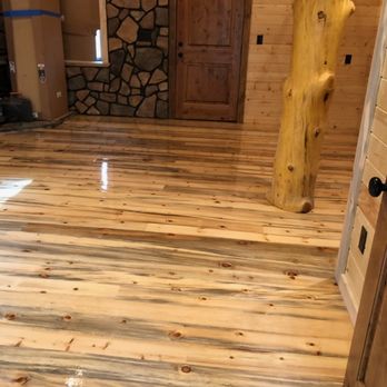 Mountain View Flooring - Cabin floor sand and finish - Flooring Near Me - Pueblo, Colorado