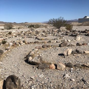 Laughlin Stone Labyrinths - Rocks arranged as maze - Local Flavor Near Me - Laughlin, Nevada