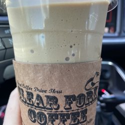 Clear Fork Coffee - Vanilla coffee frappe!