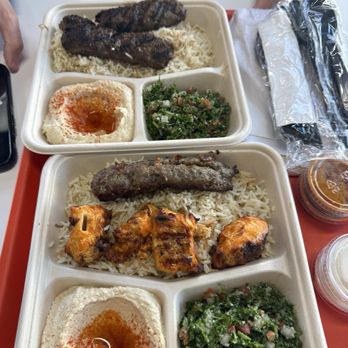Byblos Mediterranean Grill - 4. Chicken and Kafta Kabab Platter - Mediterranean Near Me - Anaheim, California Byblos Mediterranean Grill - 4. Chicken and Kafta Kabab Platter - Mediterranean Near Me - Anaheim, California