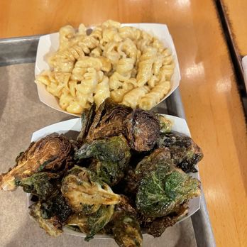 Toma Mojo Grill - Mac and Cheese ; Citrus Herb Brussel Sprouts - Mediterranean Near Me - Minnetonka, Minnesota Toma Mojo Grill - Mac and Cheese ; Citrus Herb Brussel Sprouts - Mediterranean Near Me - Minnetonka, Minnesota