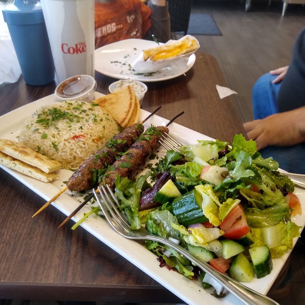 Grill & Chill Restaurant - Kefta kabob plate- YUMMY - Mediterranean Near Me - Lompoc, California Grill & Chill Restaurant - Kefta kabob plate- YUMMY - Mediterranean Near Me - Lompoc, California