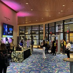 Amaturo Theater - Entrance and merchandise table