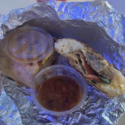 Sausage, Egg & Cheddar Breakfast Wrap