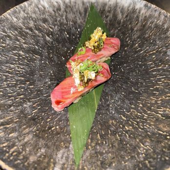 Tatsumi Sushi - Wagyu w/GOLD!!! It was so delicious!! - Sushi Bars Near Me - Austin, Texas Tatsumi Sushi - Wagyu w/GOLD!!! It was so delicious!! - Sushi Bars Near Me - Austin, Texas
