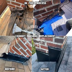 Rabbit Roofing - Chimney flashing replacement