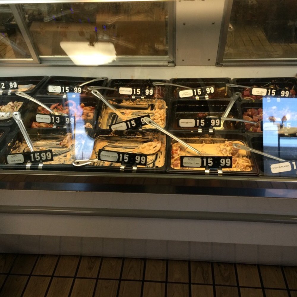 Fresh Catch - Deli case of pokeliciousness. - Hawaiian Near Me - Honolulu, Hawaii