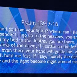 Brightmoor Christian Church - Scripture from that days lesson.