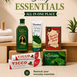 Swagat Indian Grocery - Your daily essentials deserve one trusted destination!
From Ayurvedic toothpaste and nourishing hair oil to herbal skincare