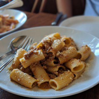 Ask For Luigi - rigatoni alla bolognese - it was good but very classic Bolognese - Italian Near Me - Vancouver, British Columbia