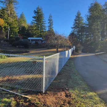 Foley construction - 4 foot galvanized chain link - Fences & Gates Near Me