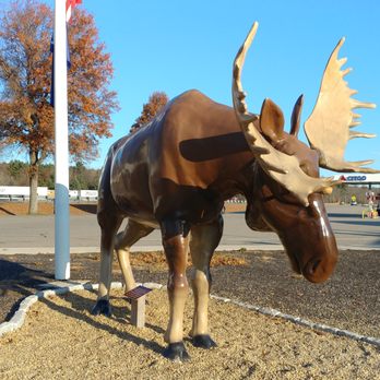 Kennebunk Service Plaza Northbound - Moose! - Rest Stops Near Me - Kennebunk, Maine