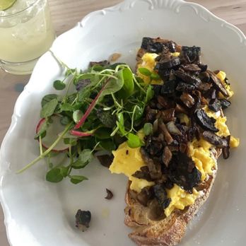 Juniper - Wild mushroom toast - New American Near Me - Westbury, New York