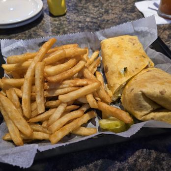 Dirty Dime Tavern - Chicken wrap and fries - Burgers Near Me - Cudahy, Wisconsin Dirty Dime Tavern - Chicken wrap and fries - Burgers Near Me - Cudahy, Wisconsin