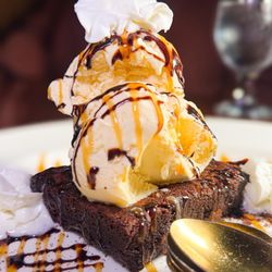 The Mercantile Chophouse - Brownie dessert