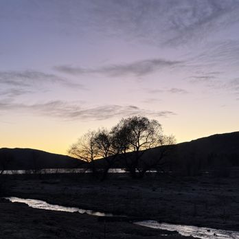 Lake Hemet - Sunset from our trailer. This little creek is supposed to be a part of the lake. - Campgrounds Near Me - Mountain Center, California Lake Hemet - Sunset from our trailer. This little creek is supposed to be a part of the lake. - Campgrounds Near Me - Mountain Center, California