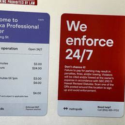 Parking. No validation offered anymore.