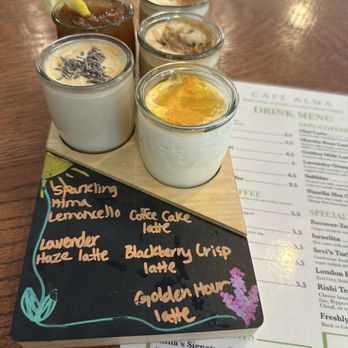 Café Alma - Seasonal Latte flight - Breakfast & Brunch Near Me - Cincinnati, Ohio