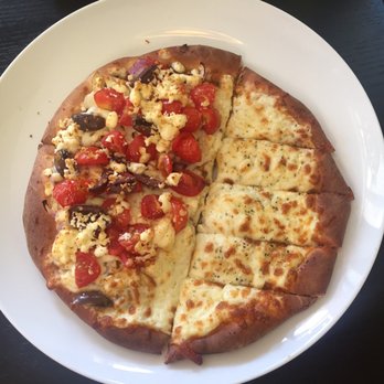 Stone Pizza - $13 for half Greek pizza and half cheesy garlic fingers.  So yummy! Wish it was just a little bigger though.. - Pizza Near Me - Dartmouth, Nova Scotia