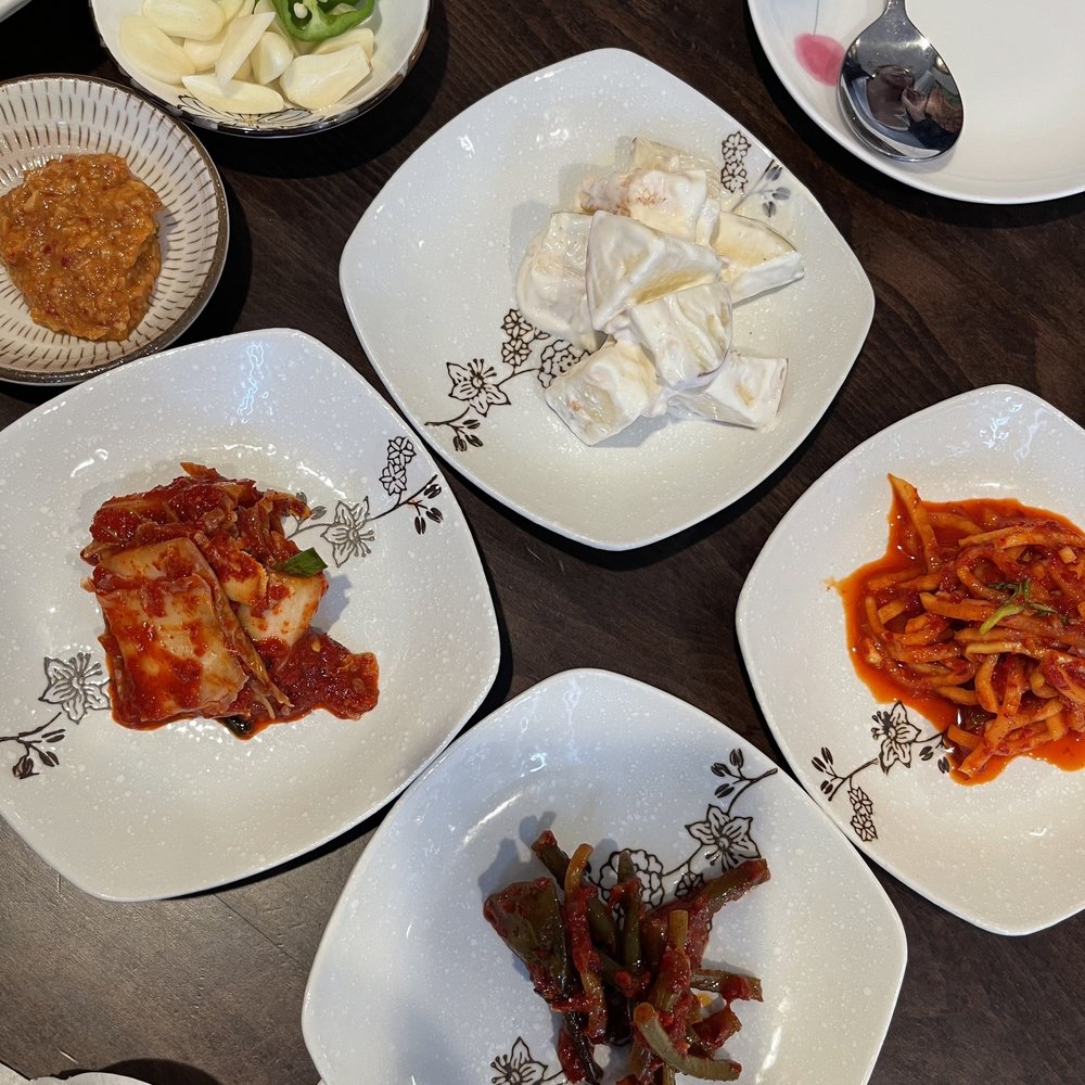 Jang-eo Jip - side dishes (complimentary) - Korean Near Me - Palisades Park, New Jersey Jang-eo Jip - side dishes (complimentary) - Korean Near Me - Palisades Park, New Jersey