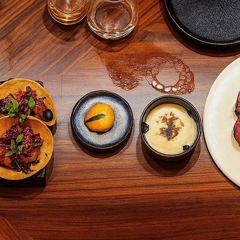Baćan - Pastor tacos, spare rib croquette, ox tail, asada with chimichuri and Baja fish tacos - Restaurants Near Me - Venezia, VE Baćan - Pastor tacos, spare rib croquette, ox tail, asada with chimichuri and Baja fish tacos - Restaurants Near Me - Venezia, VE