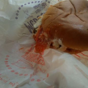 McDonald's - a half eaten sandwich in a wrapper - Fast Food Near Me - Belle, West Virginia