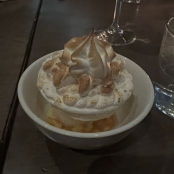 Electric Lemon - Yuzu Meringue Dessert - New American Near Me - New York, New York Electric Lemon - Yuzu Meringue Dessert - New American Near Me - New York, New York
