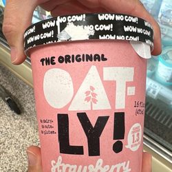 Peachland Promenade - Oat-ly strawberry nondairy frozen ice cream it is, since they don't have the Publix nondairy strawberry here today 5/24