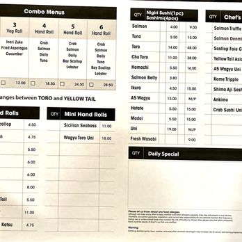 Komé - Menu - Sushi Bars Near Me - Dallas, Texas Komé - Menu - Sushi Bars Near Me - Dallas, Texas