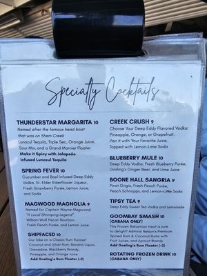 Menu photo 4 Water's Edge Mount Pleasant, SC