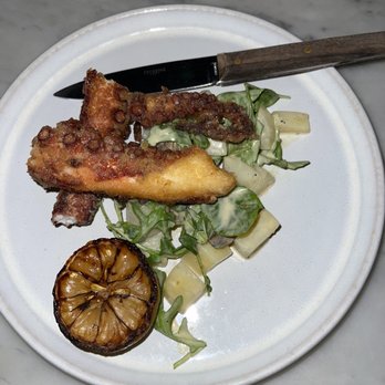 Prunella - Octopus - it was lightly battered and fried. Stupid good. - Italian Near Me - Philadelphia, Pennsylvania Prunella - Octopus - it was lightly battered and fried. Stupid good. - Italian Near Me - Philadelphia, Pennsylvania