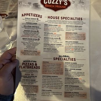 Cuzzy's Brick House - Menu - New American Near Me - Chaska, Minnesota
