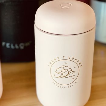 Lucky 7 Coffee - They collaborated with Fellow Products on this logo'd insulated Carter Everywhere mug! These are really the best travel mugs. - Coffee & Tea Near Me - Hermosa Beach, California Lucky 7 Coffee - They collaborated with Fellow Products on this logo'd insulated Carter Everywhere mug! These are really the best travel mugs. - Coffee & Tea Near Me - Hermosa Beach, California