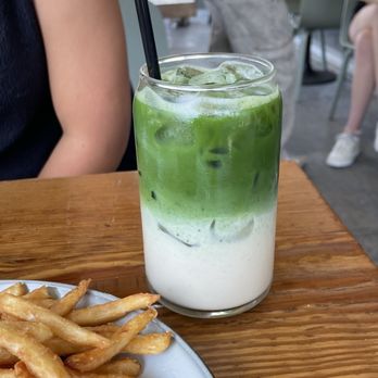 Lazy Dough - Earl Gray matcha latte - Breakfast & Brunch Near Me - Long Beach, California Lazy Dough - Earl Gray matcha latte - Breakfast & Brunch Near Me - Long Beach, California
