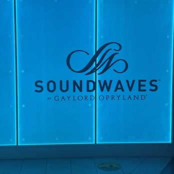 SoundWaves - Sign, Sound waves, Led lights - Water Parks Near Me - Nashville, Tennessee