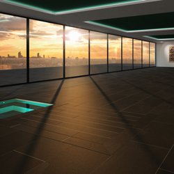 Twinscape - Spa opened - Hydrofloor®. Open just the hidden water that you need to access, while the pool cover remains secure.