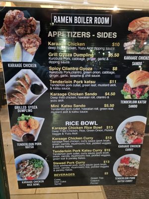 Menu photo 3 Ramen Boiler Room West Covina, CA