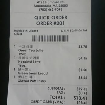 Breeze Bakery Cafe - Price. Recommend green tea latte. - Bakeries Near Me - Annandale, Virginia