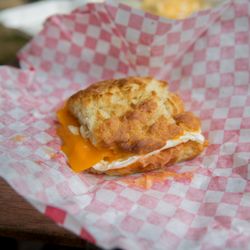 Biscuit Bitch - Veg sausage bitchwich
