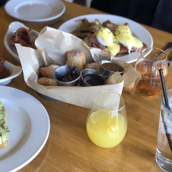 The Heritage Table - Beignets and eggs benedict - American Near Me - Frisco, Texas